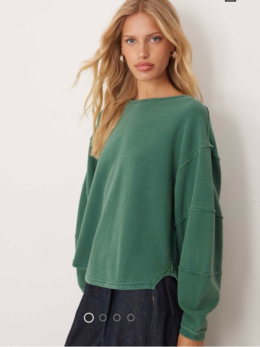 Free People Total Eclipse tee in pine
